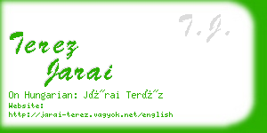 terez jarai business card